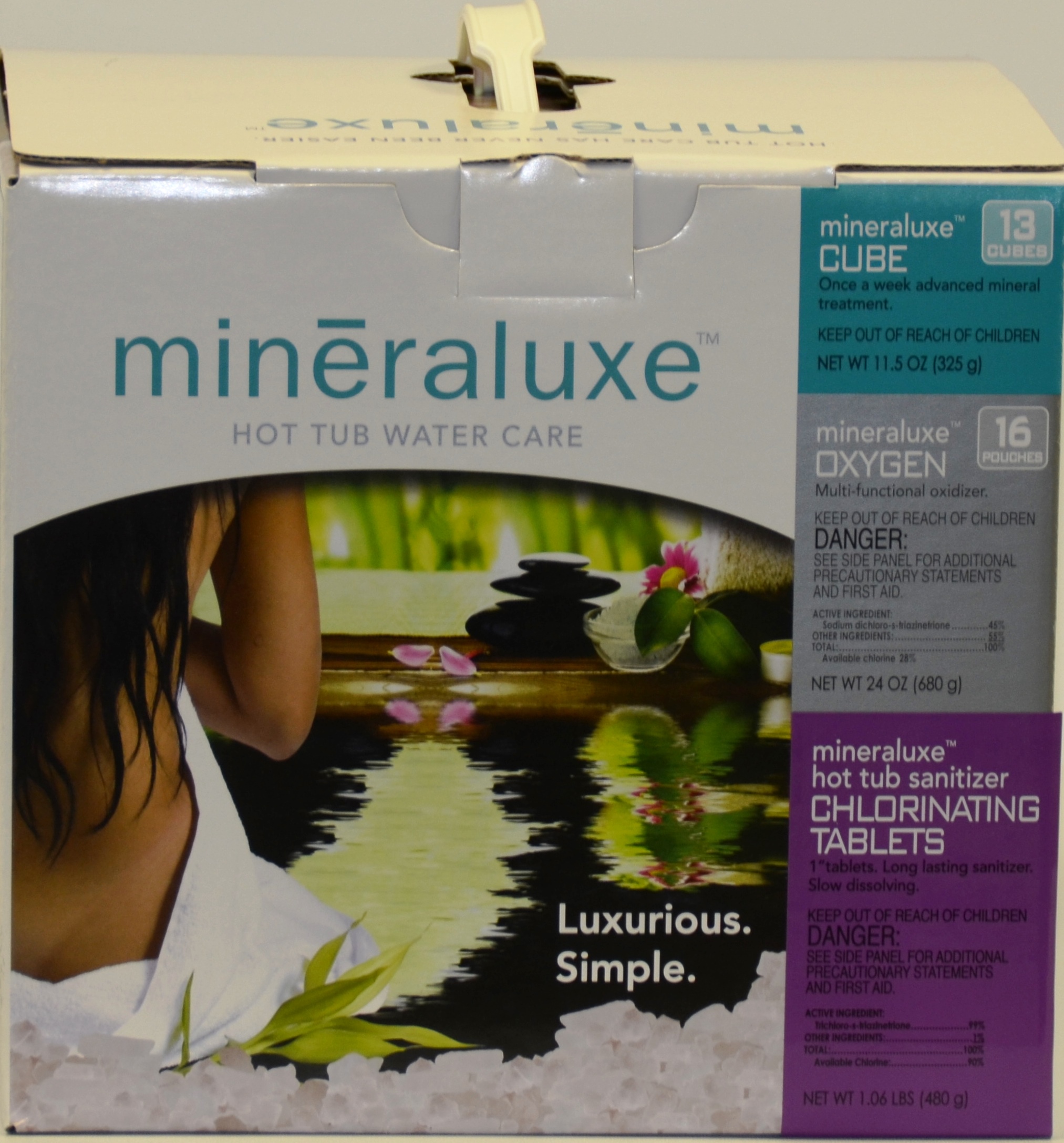 3 Month Mineraluxe Chlorine Tablet Kit - SPA CHEMICALS